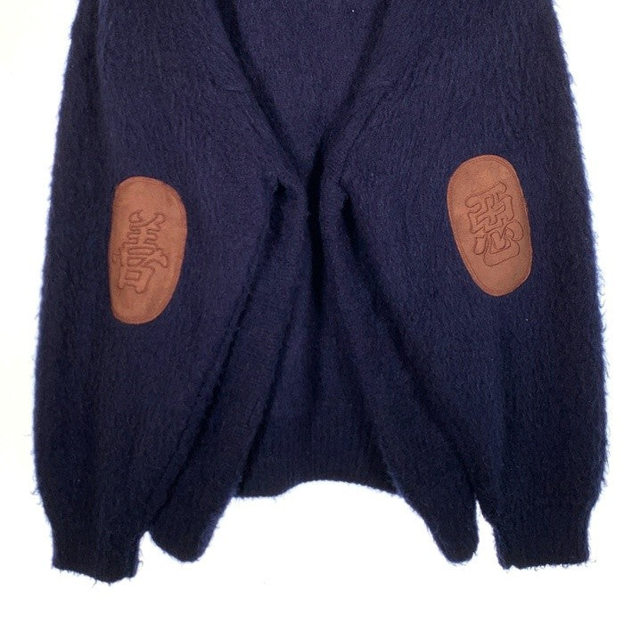 EVISEN SKATEBOARDS エビセンスケートボード ZEN AKU MOHAIR CREW KNIT 善悪 モヘアクルーネックニットセーター ネイビー 23FW-KN01 Size XL 福生店
