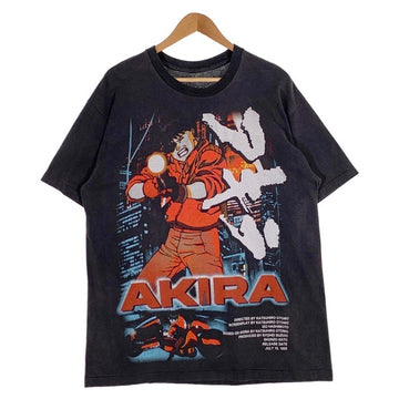 AKIRA アキラ ブートレグ プリントTシャツ ブラック 金田 両面 Size XL 福生店