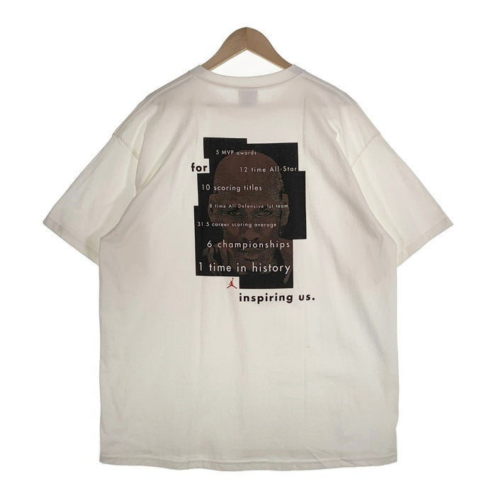 90~00's NIKE ナイキ thanks mike. マイケルジョーダン プリントTシャツ ホワイト メキシコ製 Size XL 福生店