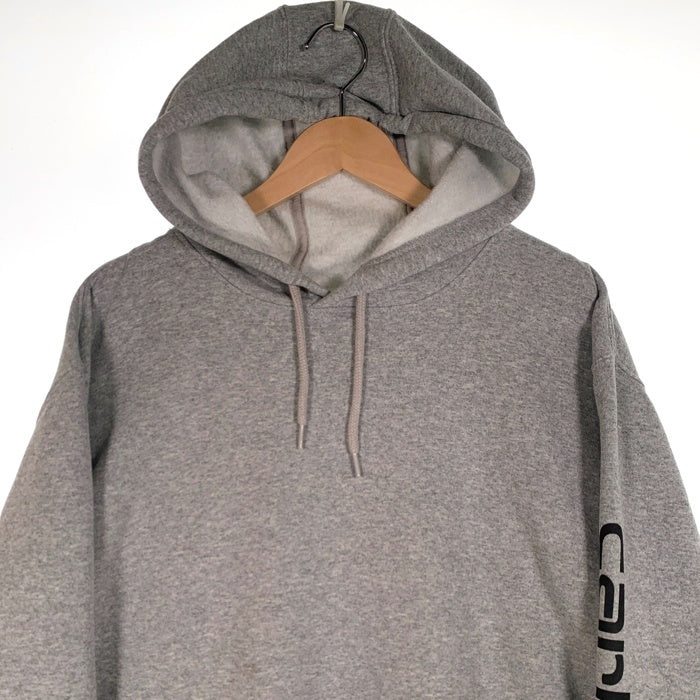 Carhartt WIP カーハート ワークインプログレス Loosefit Midweight Logo Sleeve Graphic Sweatshirt スリーブプリント プルオーバープルオーバースウェットパーカー グレー Size XL 福生店