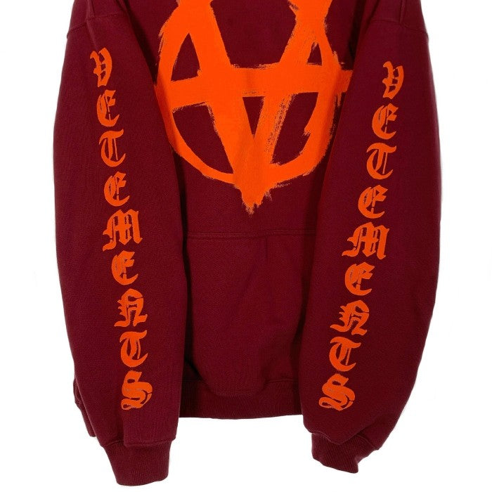 VETEMENTS ヴェトモン 21AW ダブルアナーキープリント プル
