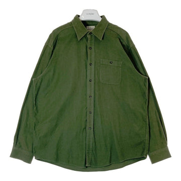 L.L.Bean エルエルビーン シャミークロス 長袖シャツ グリーン sizeL 瑞穂店