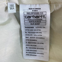 Carhartt カーハート WIP VILAY JACKET チェック ジップアップジャケット ベージュ sizeL 瑞穂店