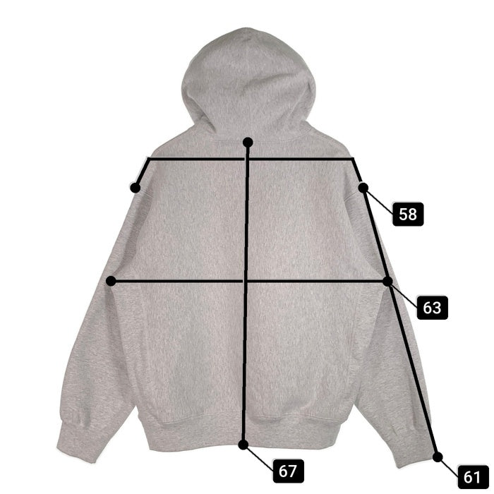 SUPREME シュプリーム 23AW Box Logo Hooded Sweatshirt ボックスロゴ プルオーバースウェットパーカー アッシュグレー 迷彩 Size M 福生店