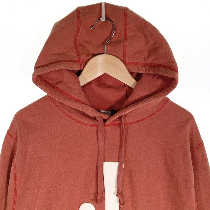 JACKSON MATISSE ジャクソンマティス USED加工 FELT letter J Parka フェルト レター ジェイ プルオーバー フーディー パーカー オレンジ JM25AW018 Size M 福生店
