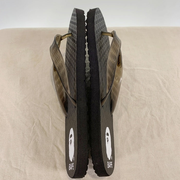 A BATHING APE ア ベイシング エイプ Locals ローカルス ビーチサンダル チャコール Size US11.5 (29.5cm) 福生店