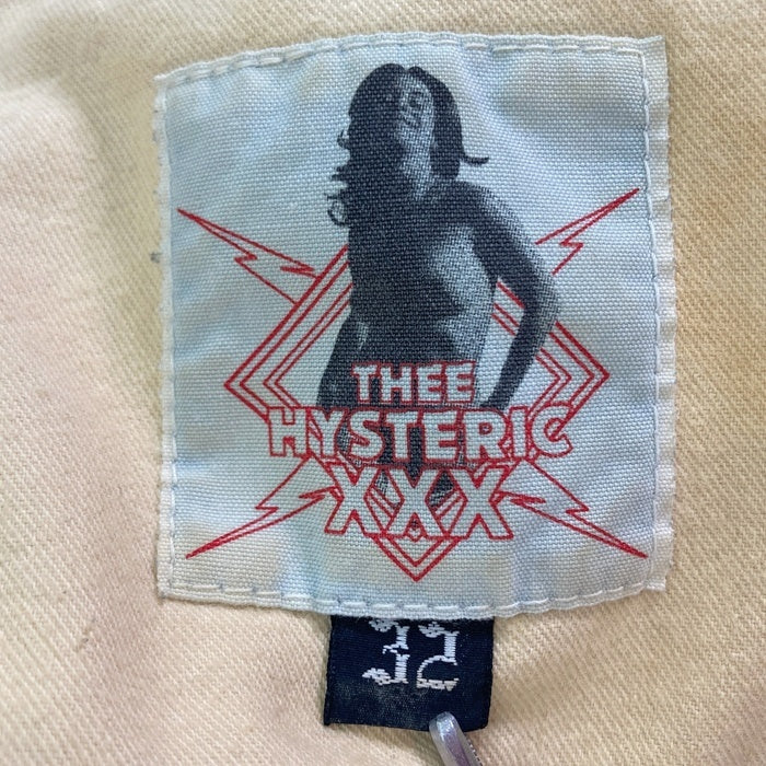 THEE HYSTERIC XXX ジィヒステリックトリプルエックス セルビッチ ボタンフライ ダメージ加工 デニムパンツ ライトインディゴ size32 瑞穂店