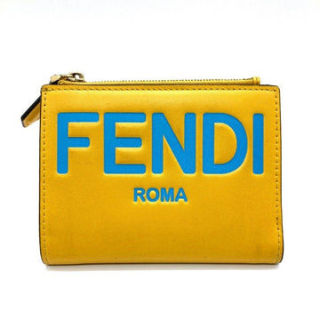 FENDI フェンディ 8M0447 二つ折り ミニ財布 ROMA イエロー 瑞穂店