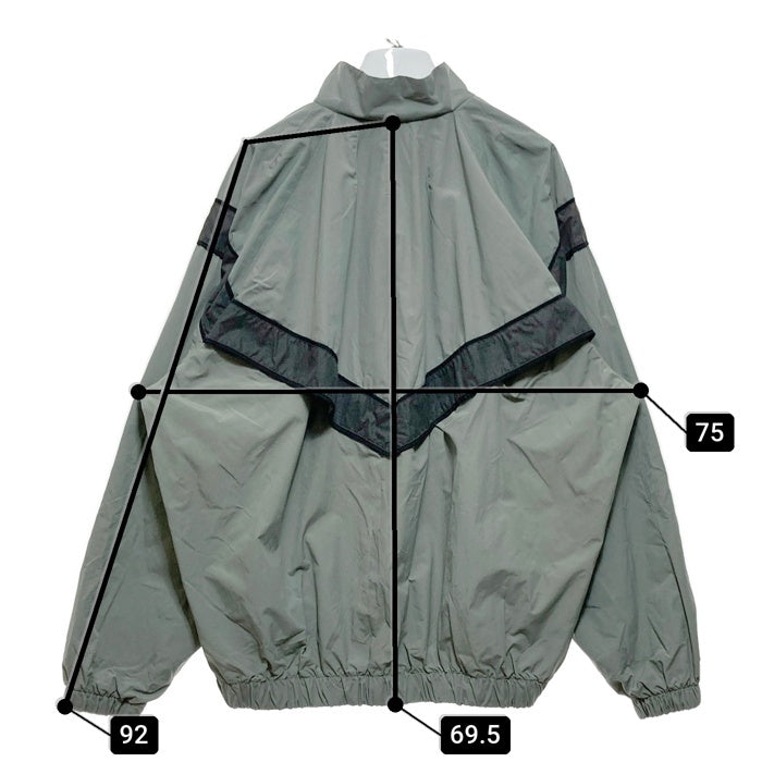 90's U.S.ARMY IPFU JACKET トレーニングジャケット ナイロン グレー 99年会計 8415-01-465-4811 Size L-R 瑞穂店