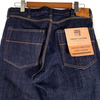 TROPHY CLOTHING トロフィークロージング W Knee Standard Dirt Denim ダブルニー スタンダードダートデニムパンツ インディゴ Lot 1606 Size 34 福生店