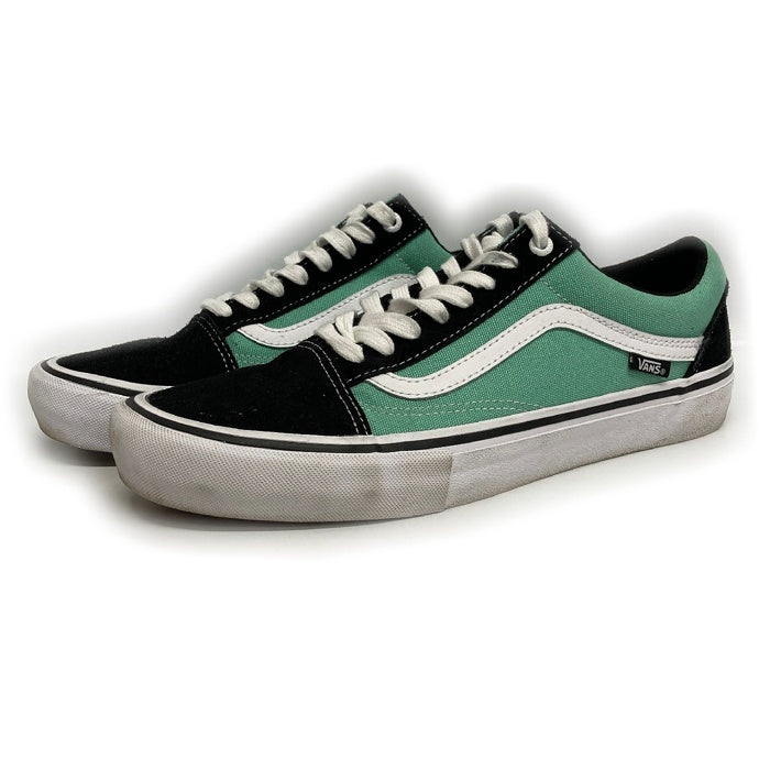 VANS ヴァンズ OLD SKOOL PRO オールドスクール プロ スニーカー ブラック×グリーン size28cm 瑞穂店