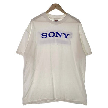 00's SONY ソニー Community Involvement プリントTシャツ ホワイト Hanes メキシコ製 Size XL 福生店