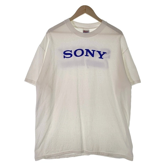 00's SONY ソニー Community Involvement プリントTシャツ ホワイト Hanes メキシコ製 Size XL 福生店