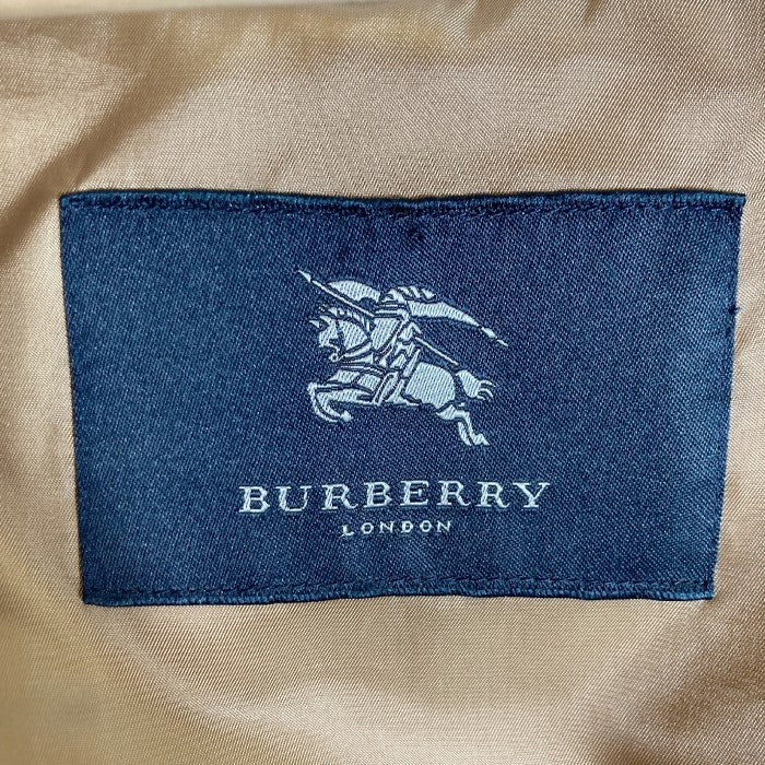 BURBERRY LONDON バーバリー ロンドン フード付き ダウン ライナー ジップアップ ステンカラー コート ノバチェック ブラック sizeS 瑞穂店