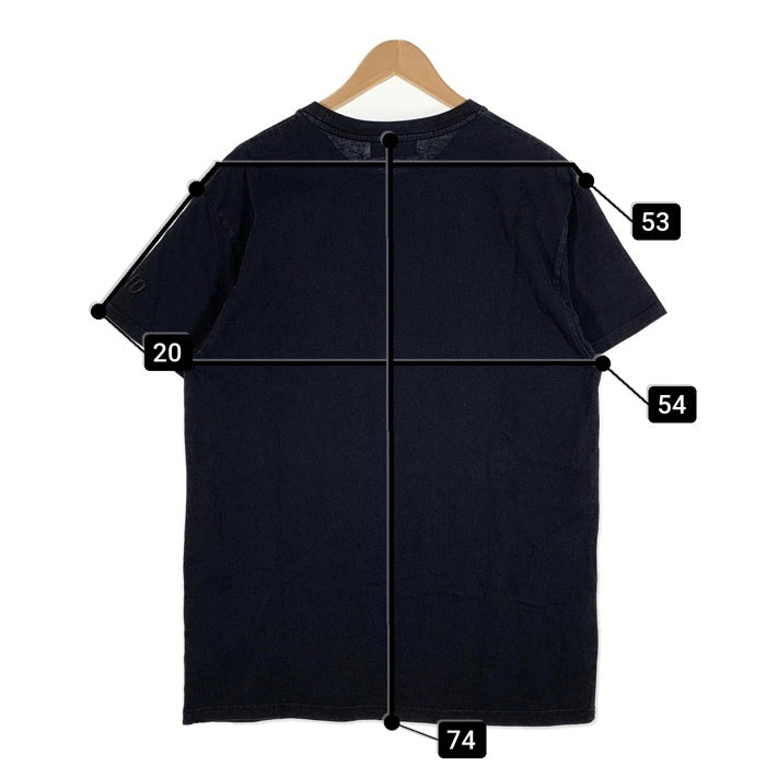WIND AND SEA ウィンダンシー SEA PIGMENT TEE ピグメント フロント刺繡ロゴ Tシャツ ブラック WDS-O-ESS2-24-Q3-CS-01 Size L 福生店