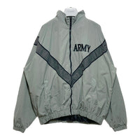 90's U.S.ARMY IPFU JACKET トレーニングジャケット ナイロン グレー 99年会計 8415-01-465-4811 Size L-R 瑞穂店