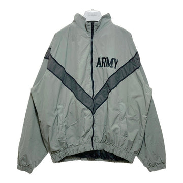 90's U.S.ARMY IPFU JACKET トレーニングジャケット ナイロン グレー 99年会計 8415-01-465-4811 Size L-R 瑞穂店