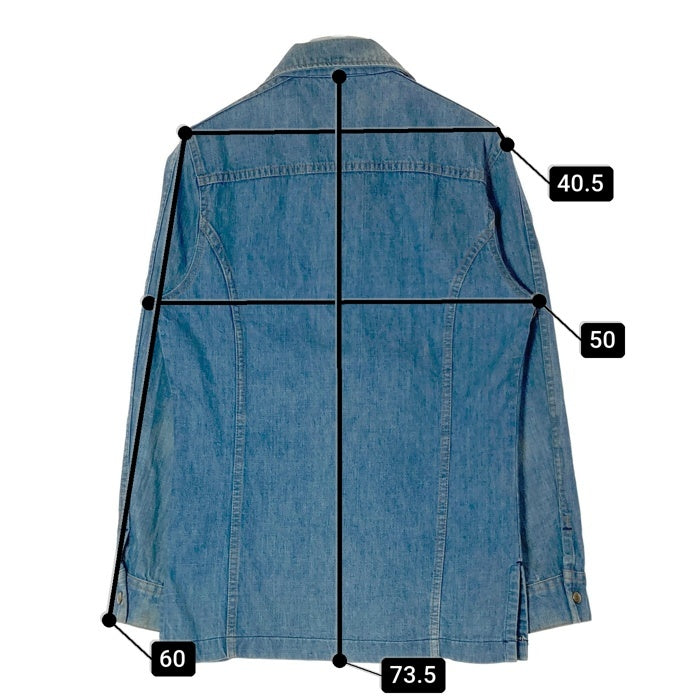 Lee リー 70's 三角タグ デニムシャツジャケット ライトインディゴ sizeS-R 瑞穂店