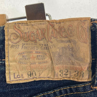 SUGAR CANE シュガーケーン SC40901/902 Lot901 スタープリント デニムパンツ インディゴ sizeW32 L33 瑞穂店