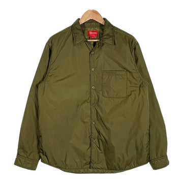 SUPREME シュプリーム 22AW Nylon Filled Shirts ナイロン キルティング シャツ 中綿 オリーブ Size M 福生店