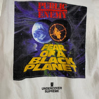 SUPREME シュプリーム UNDERCOVER アンダーカバー PUBLIC ENEMY パブリックエネミー 18SS Counterattack L/S Tee ロンT ロングスリーブ 長袖 Tシャツ ホワイト Size M 福生店