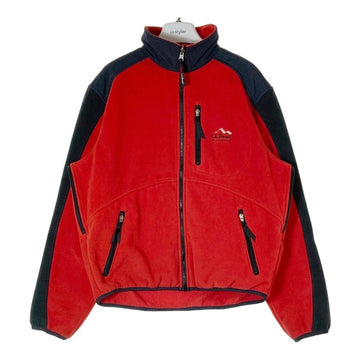 L.L.Bean エルエルビーン USA製 90's OUTDOORS All Conditions 切替フリースジャケット レッド×ブラック sizeM 瑞穂店