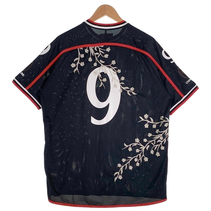 SUPREME シュプリーム 25AW Floral Soccer Jersey フローラル サッカー ジャージー ブラック レッド Size L 福生店