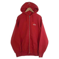 SUPREME シュプリーム アーチロゴ ジップアップ フーディー パーカー レッド カナダ製 オールド Size XL 福生店