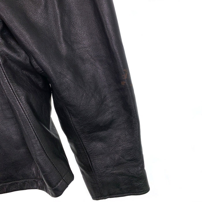 CHARLES KLEIN チャールズ クライン シングル レザージャケット ブラック Size XL 福生店