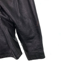 CHARLES KLEIN チャールズ クライン シングル レザージャケット ブラック Size XL 福生店