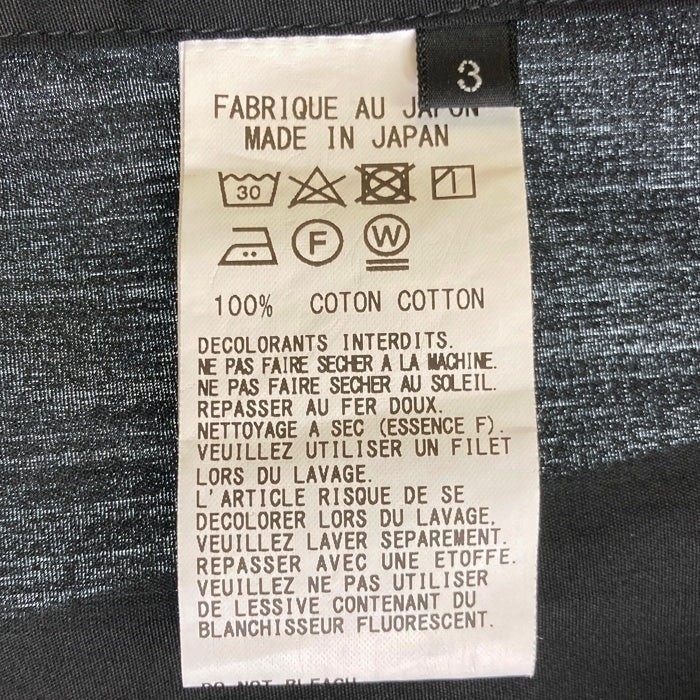 S'YTE サイト Yohji Yamamoto Planning Dept ヨウジヤマモト プランニングデプト 刺繡 ポケットシャツ ブラック size3 瑞穂店