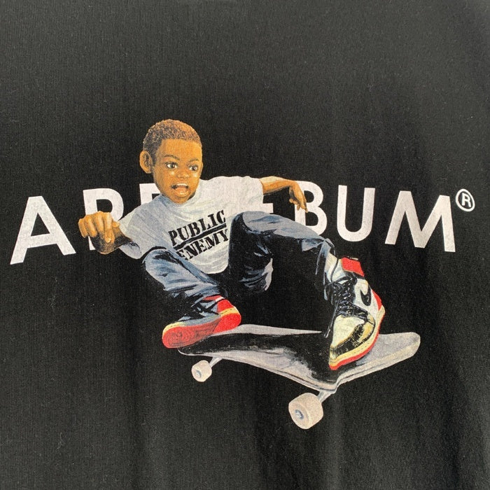 APPLEBUM アップルバム SB Boy イラストロゴプリント Tシャツ ブラック Size XL 福生店