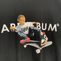 APPLEBUM アップルバム SB Boy イラストロゴプリント Tシャツ ブラック Size XL 福生店