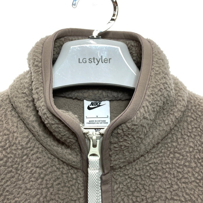 NIKE ナイキ ジップアップ フリースジャケット グレー DD5022-087 Size L 瑞穂店