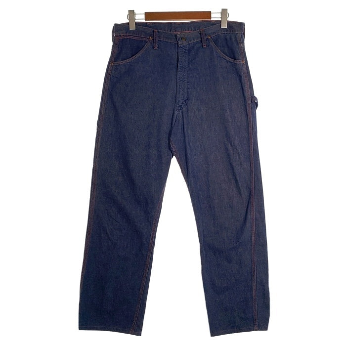70's BLUE BELL, INC. ブルーベル SCOVILL ジッパー ペインター デニム パンツ インディゴ USA製 Size 36 × 31 福生店