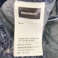 DESCENDANT ディセンダント ショートパンツ ハーフパンツ デニム インディゴ size3 瑞穂店