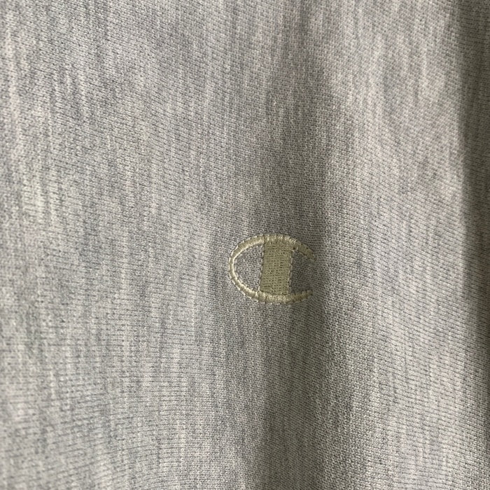 80's Champion チャンピオン REVERSE WEAVE リバースウィーブ トリコロール プリントタグ クルーネックスウェット グレー USA製 Size XL 福生店