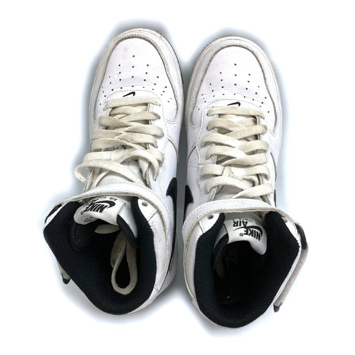 NIKE ナイキ DV0806-101 Air Force 1 Mid White/Black スニーカー ホワイト size24.5cm 瑞穂店