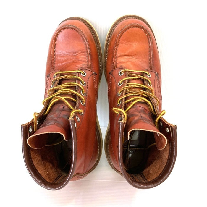 RED WING レッドウィング 8875 モックトゥ ワークブーツ アイリッシュセッター オロラセット 08年ブラウン Size 24.5cm 瑞穂店
