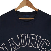 NAUTICA ノーティカ アーチロゴ ショートスリーブ Tシャツ ネイビー ヘビーオンス 212-1276 Size XXL 福生店