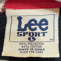 NBA CHICAGO BULLS シカゴ・ブルズ フットボール スウェットトレーナー ブラック レッド 刺繡 Lee Sports Size L 瑞穂店