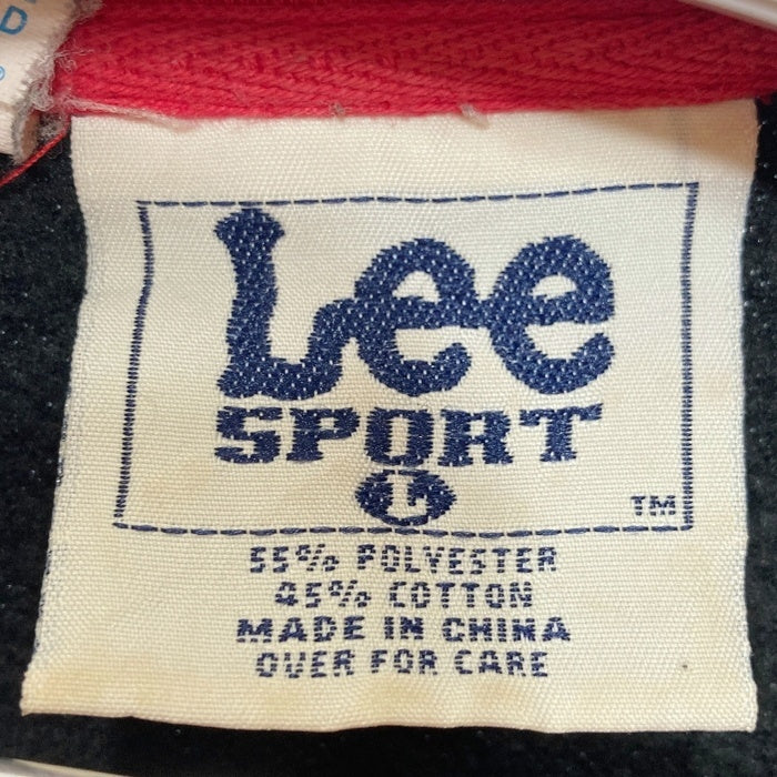 NBA CHICAGO BULLS シカゴ・ブルズ フットボール スウェットトレーナー ブラック レッド 刺繡 Lee Sports Size L 瑞穂店