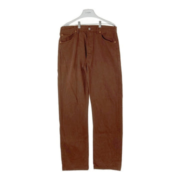 Levi'sリーバイス 501 後染め 90s フランス製 ボタン裏275 カラーデニムパンツ ブラウン sizeW34 瑞穂店