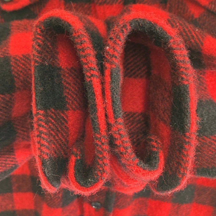WOOLRICH ウールリッチ WPL6635 ウールネルシャツ USA製 チェック柄  長袖 レッド sizeL 瑞穂店