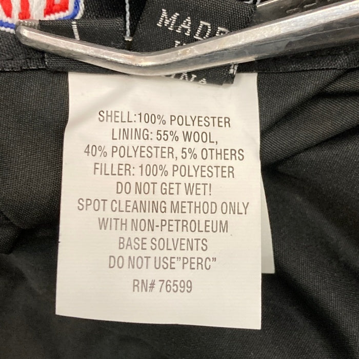 NFL LAS VEGAS RAIDERS ラスベガス・レイダース リバーシブル ウールジャケット スタジャン ブラックxグレー TEAM APPAREL Size L 瑞穂店