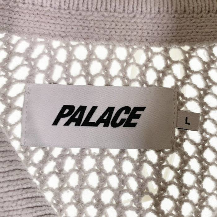 PALACE パレス 24SS RIB KNIT ジップアップ ニット ジャケット グレー Size L 福生店