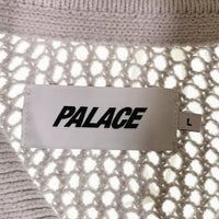 PALACE パレス 24SS RIB KNIT ジップアップ ニット ジャケット グレー Size L 福生店
