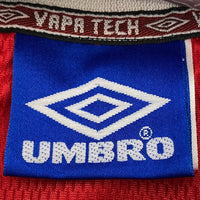 UMBRO アンブロ マンチェスターユナイテッド 99-00 ホーム ユニフォーム CLパッチ レッド ベッカム sizeM 瑞穂店