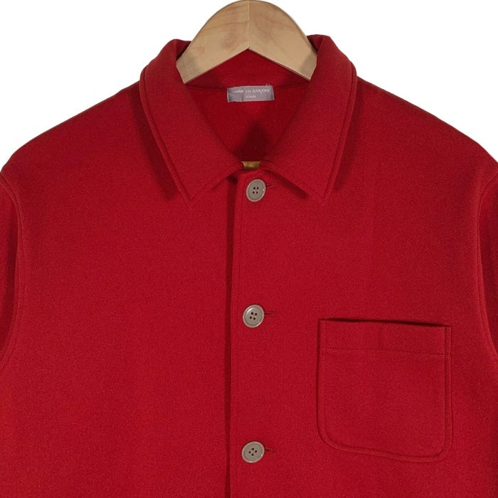 COMME des GARCONS HOMME コムデギャルソンオム ジャージー カバーオール ジャケット レッド HG-T032 AD2002 Size M 相当 福生店