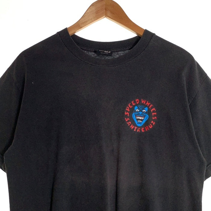 90's SANTA CRUZ サンタクルーズ 半袖 プリント Tシャツ ブラック Size L相当 福生店